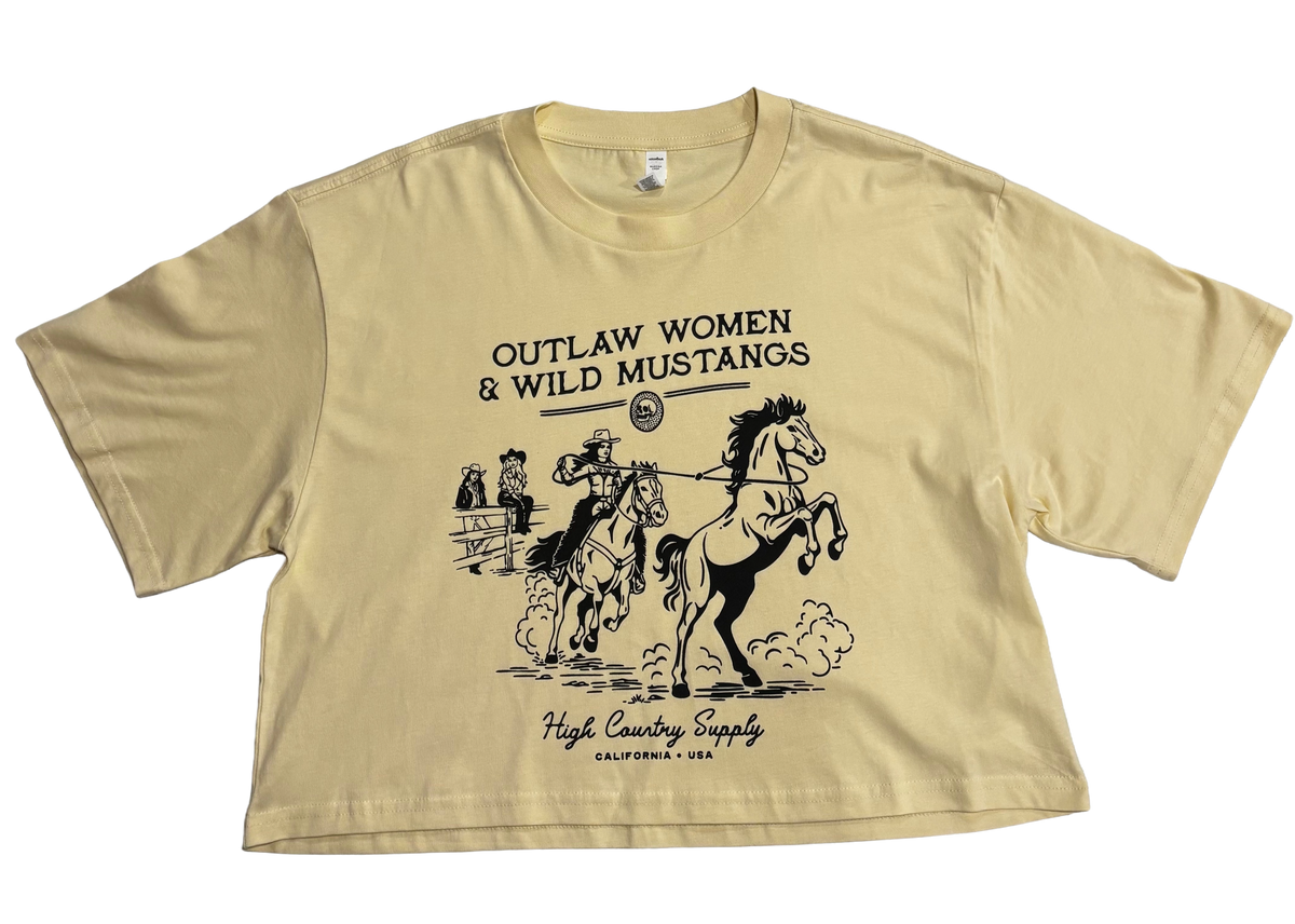 Outlaw Women Crop Tee